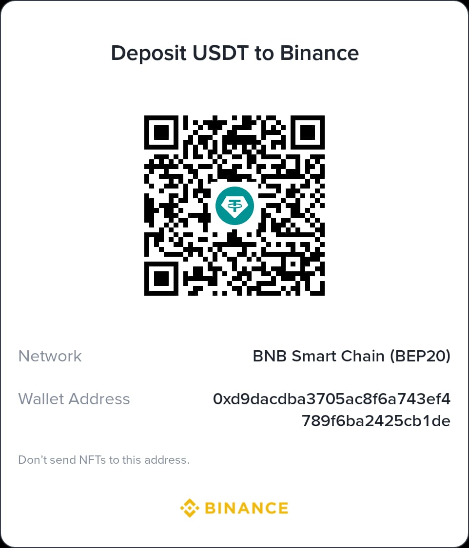 BEP20 Payment QR Code